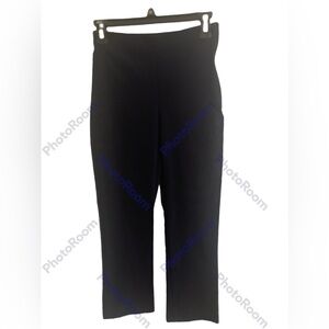 MM. Lafleur New York Womens Pants Stretch Slim Leg Elastic Waist Zip Navy Sz 0P